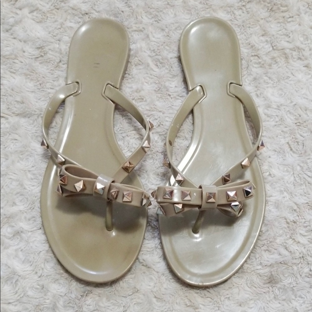 Valentino Rockstud Thong Jelly’s
